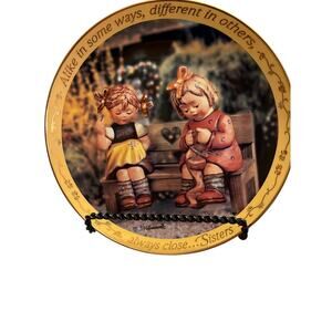 Hummel Plate “Always Close “ Retired 12/31/07